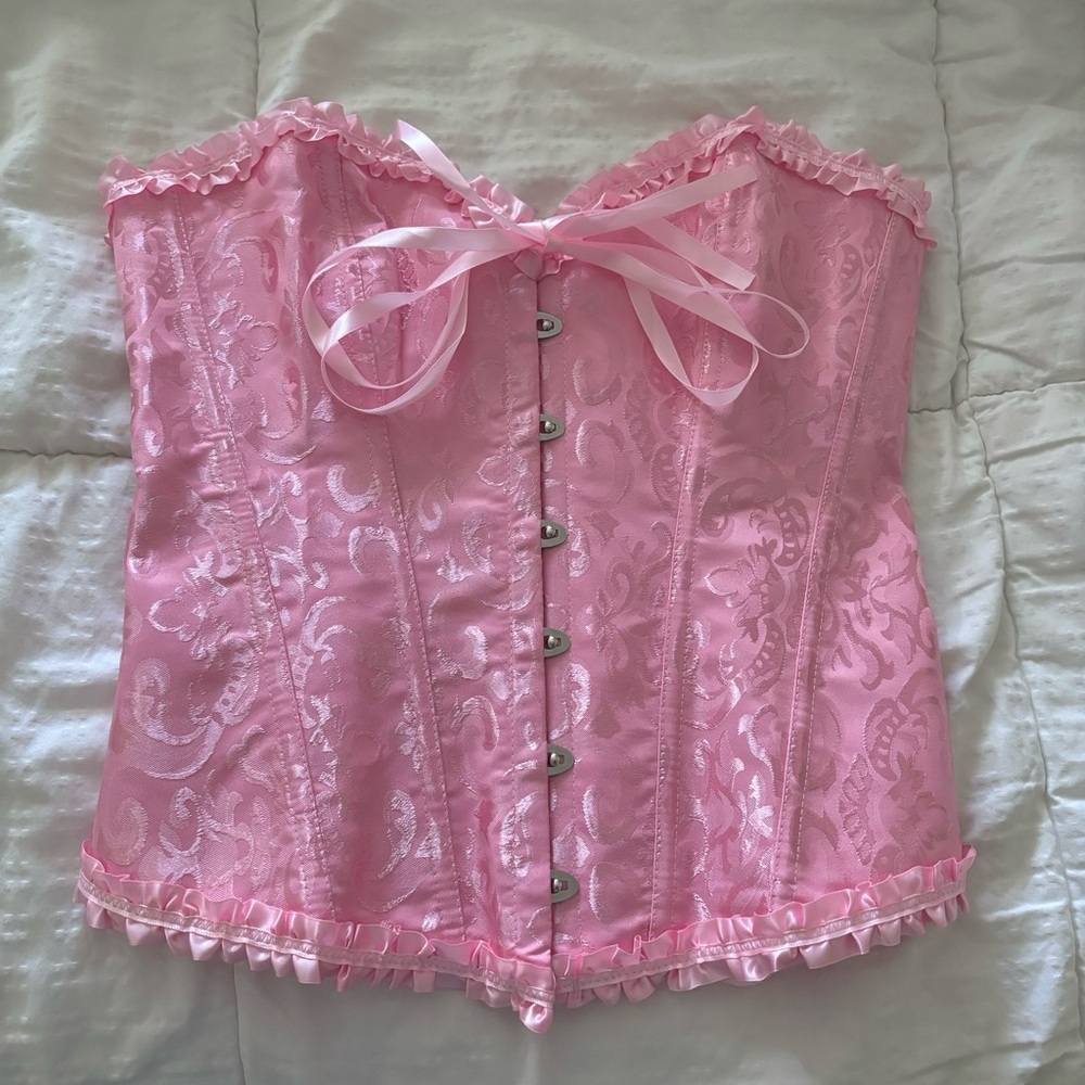 New! Ruffle corset top
